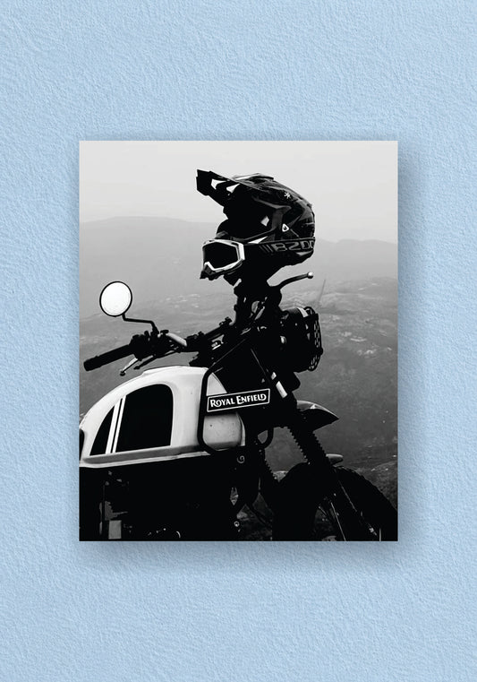 Royal Enfield Himalayan BW Adventure Poster