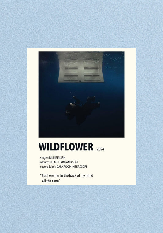 Wildflower Poster | Music Wall Art