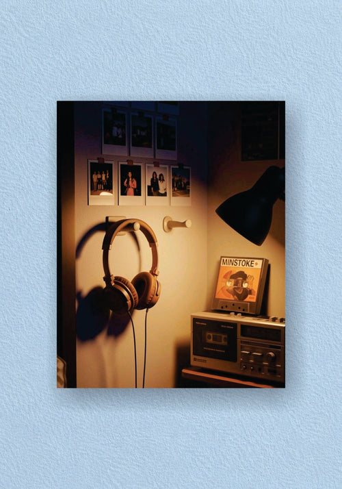 Aesthetic Headphone Music Room Poster