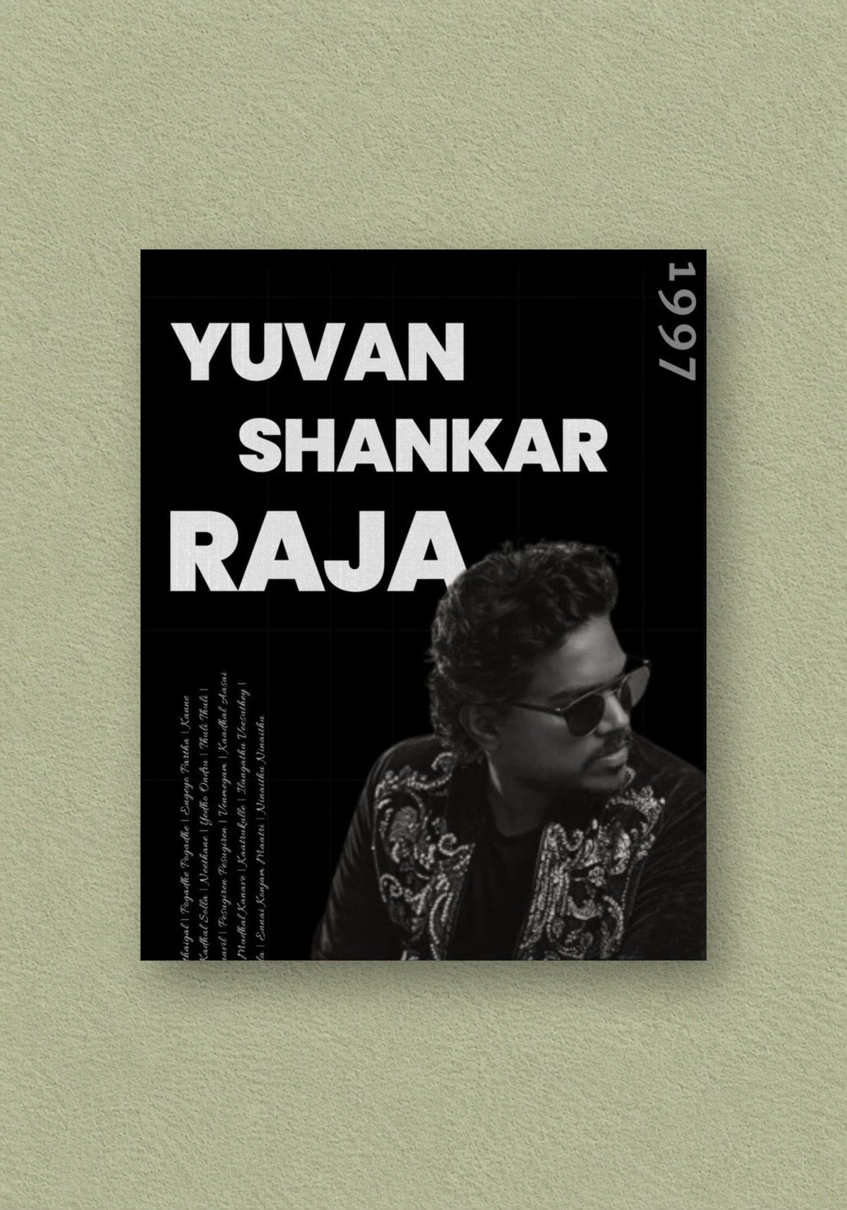 Yuvan Shankar Raja 1997 Poster – POSTERDRIP