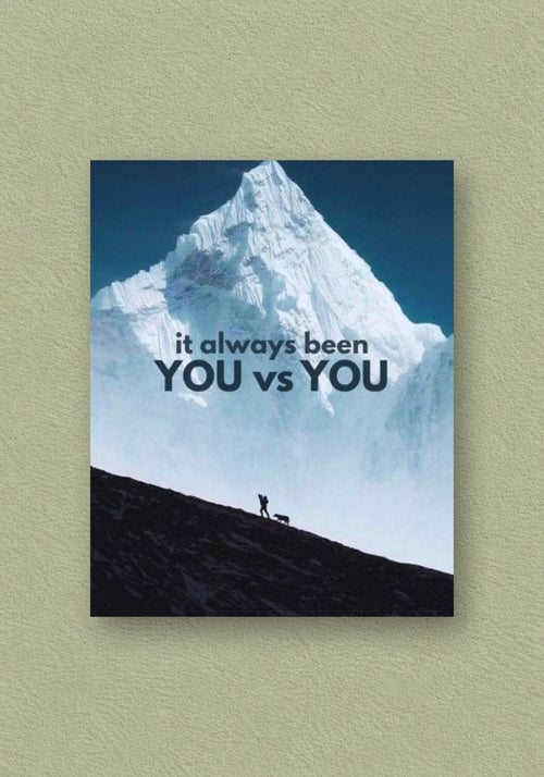 You Vs You Climb Poster – POSTERDRIP