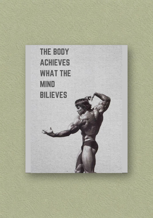 Mind Believes Bodybuilder Poster – POSTERDRIP