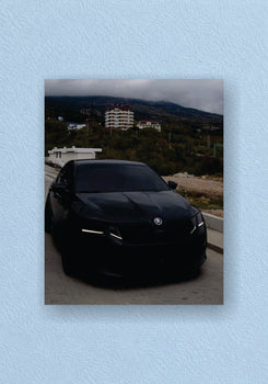 Skoda Night Drive Hillside Poster