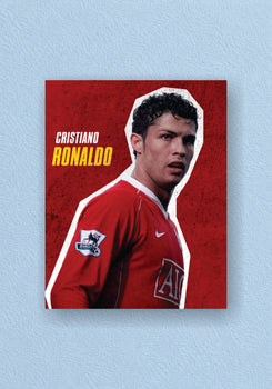 Young Ronaldo Portrait Poster