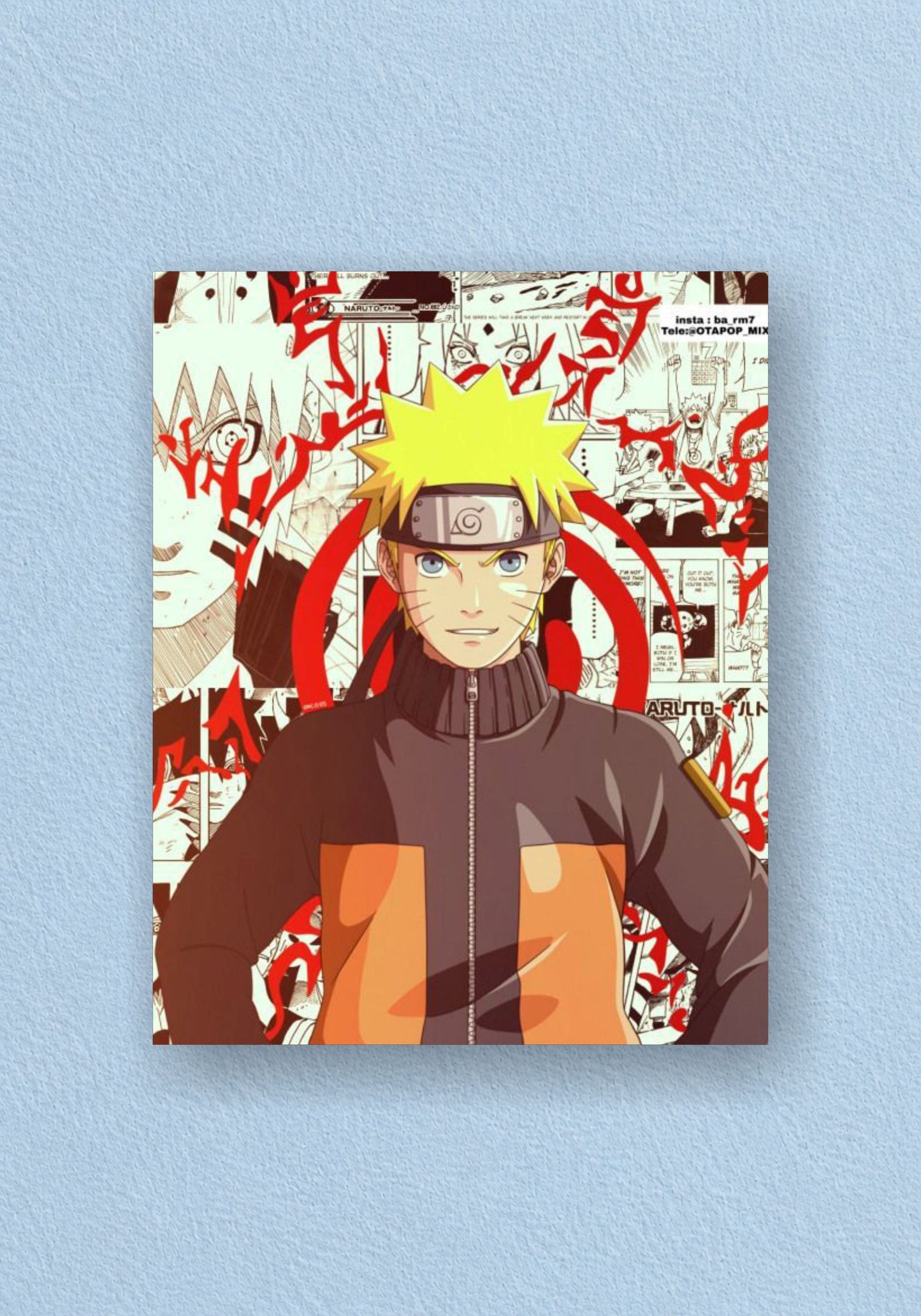 Naruto Uzumaki Poster | Naruto Anime Wall Art