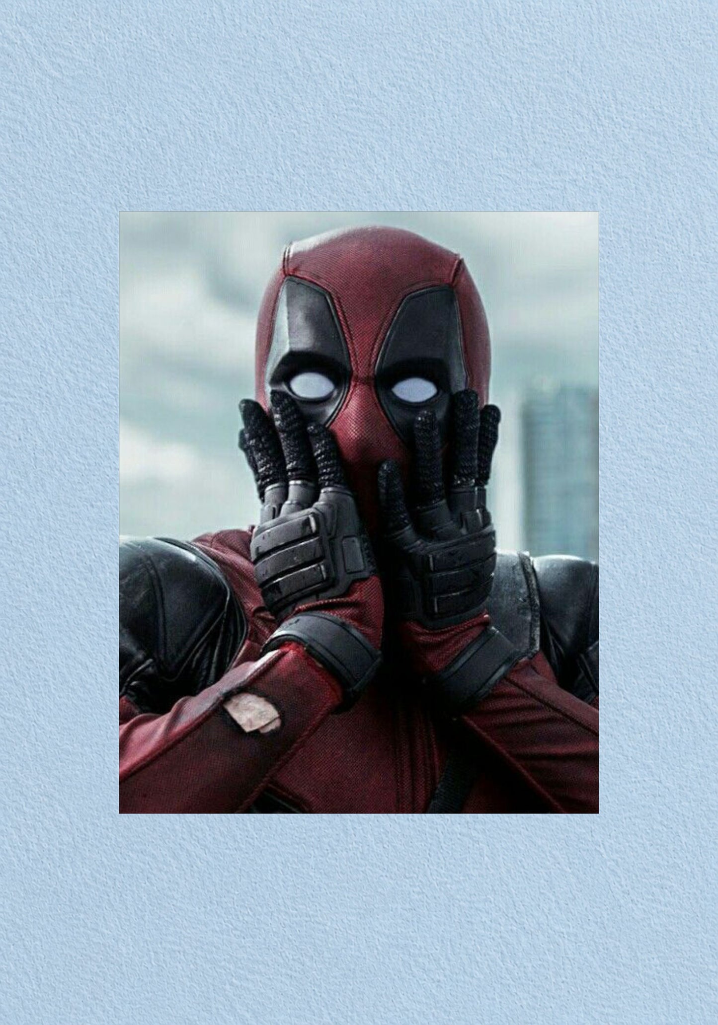 Deadpool Thinking Pose Poster | Marvel Wall Art