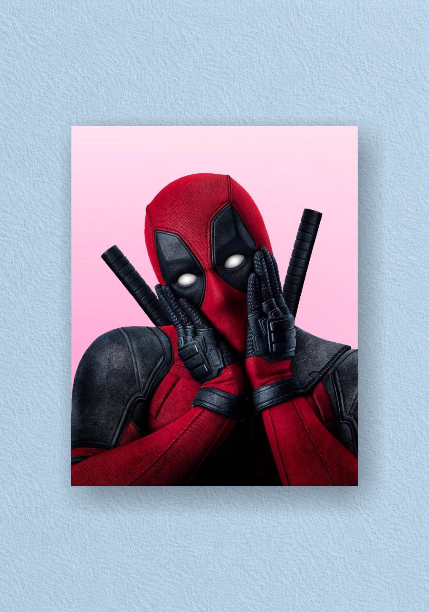 Deadpool Shocked Pose Poster | Marvel Wall Art