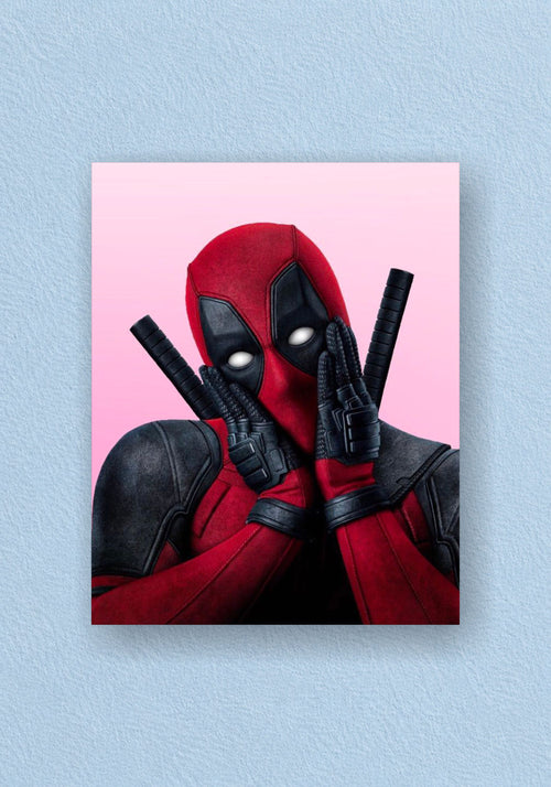 Deadpool Shocked Pose Poster | Marvel Wall Art