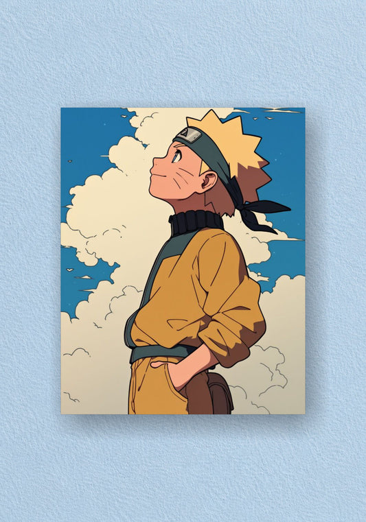 Naruto Sky Gaze Poster | Naruto Anime Wall Art