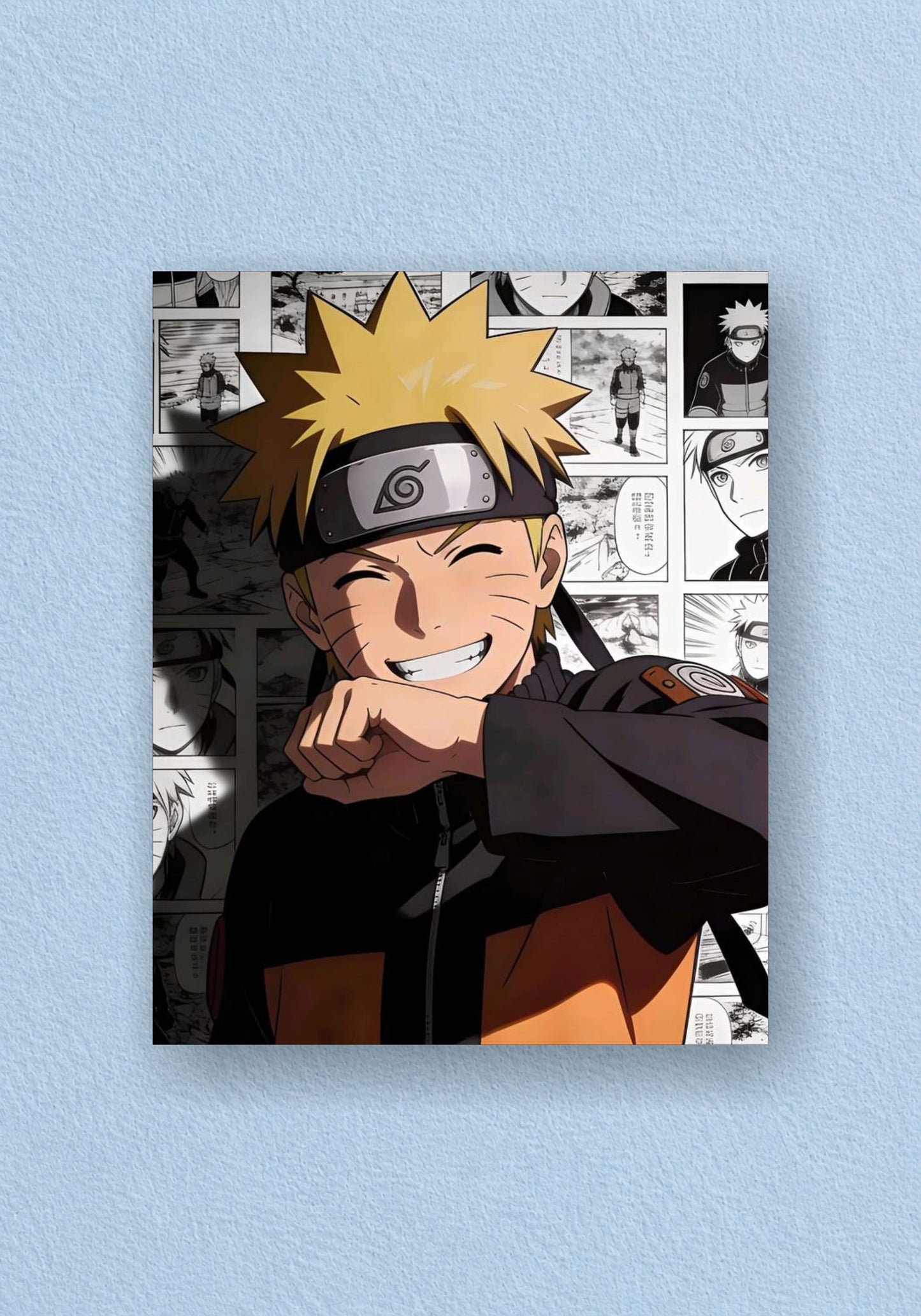 Naruto Smiling Portrait Poster | Naruto Anime Wall Art