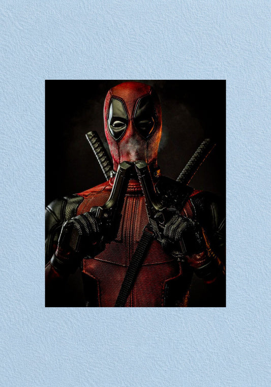 Deadpool Dark Mode Poster | Marvel Wall Art