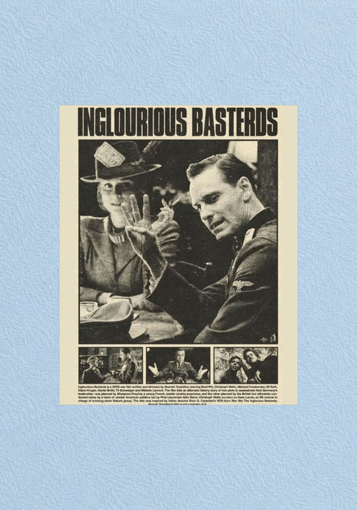 Inglourious Basterds Poster | Classic Movie Wall Art