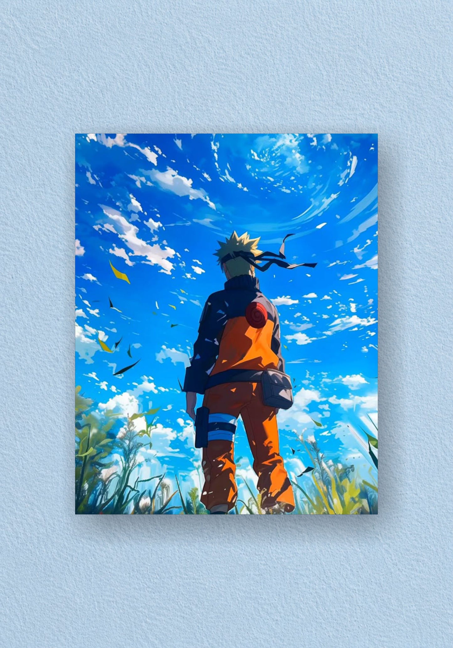 Naruto Chakra Trail Poster | Naruto Anime Wall Art