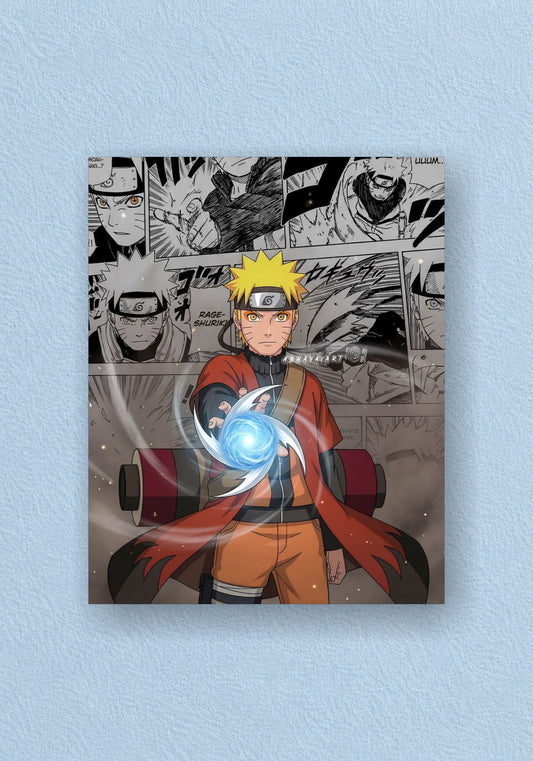 Naruto Chakra Hand Poster | Naruto Anime Wall Art