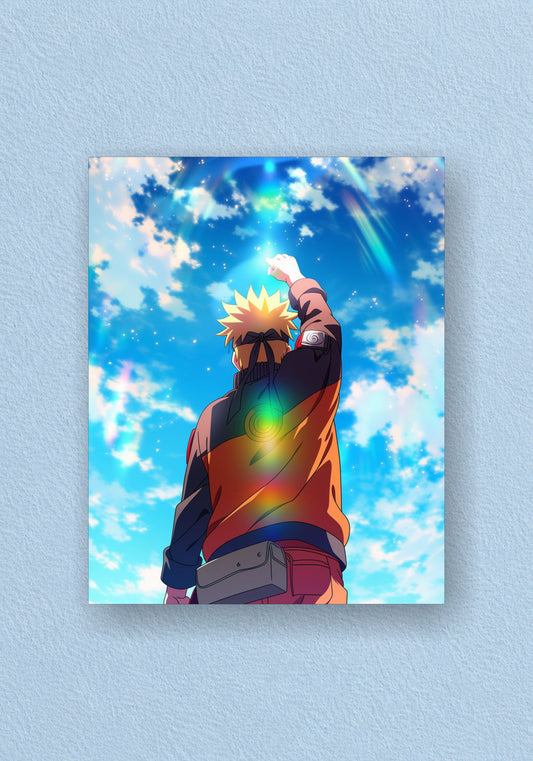 Naruto Rainbow Sky Poster | Naruto Anime Wall Art