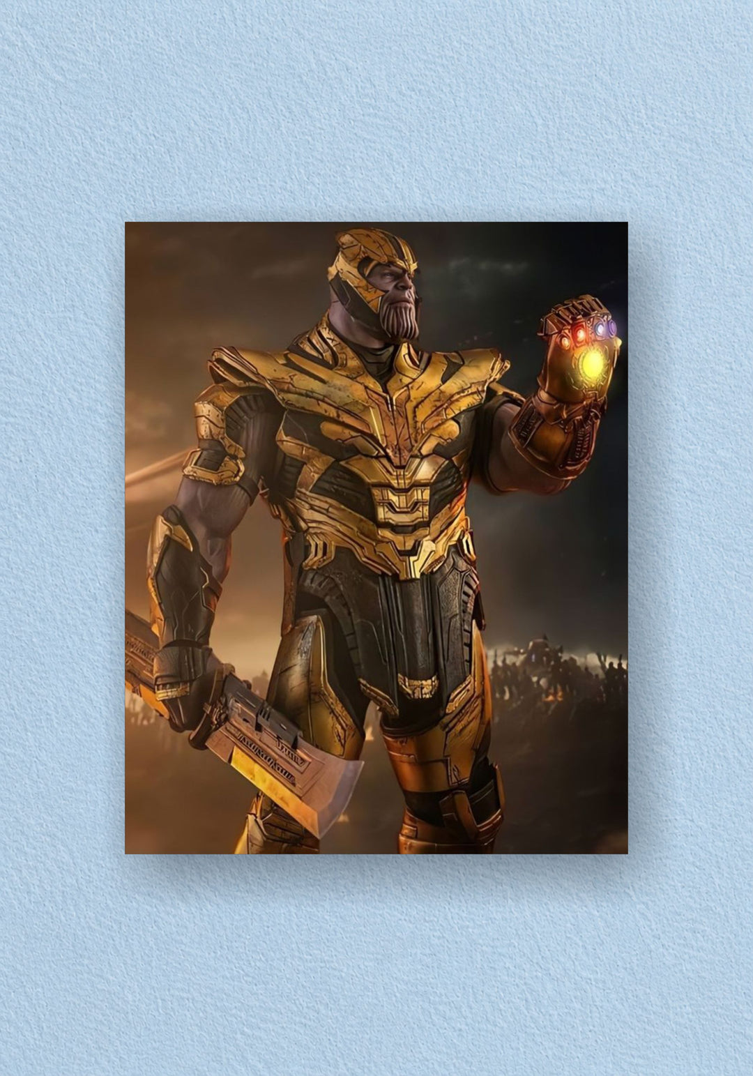 Thanos Golden Armor Poster | Marvel Wall Art