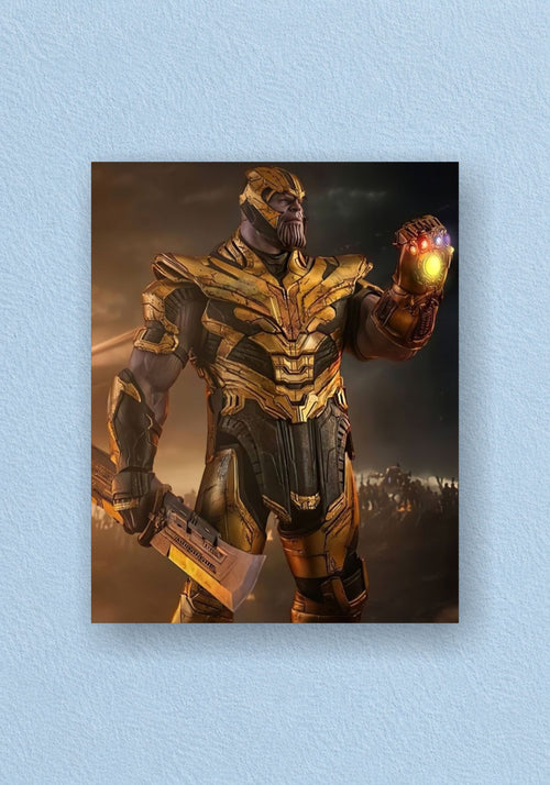 Thanos Golden Armor Poster | Marvel Wall Art