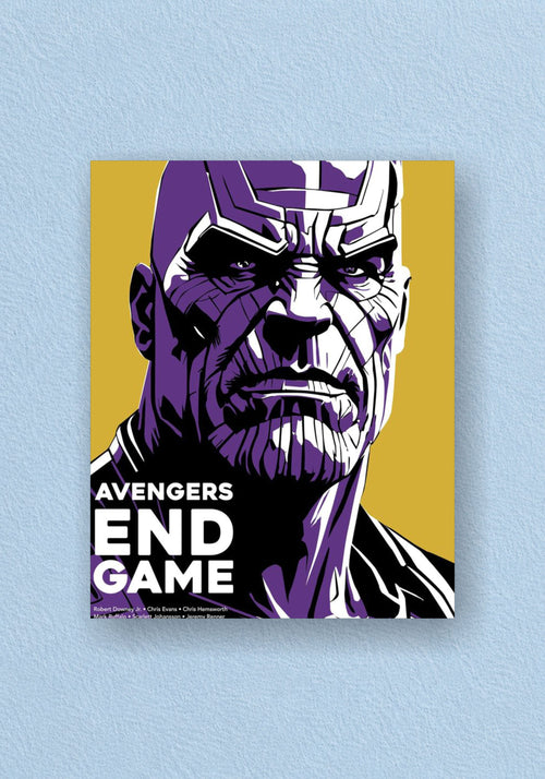 Avengers Endgame Thanos Poster | Marvel Wall Art