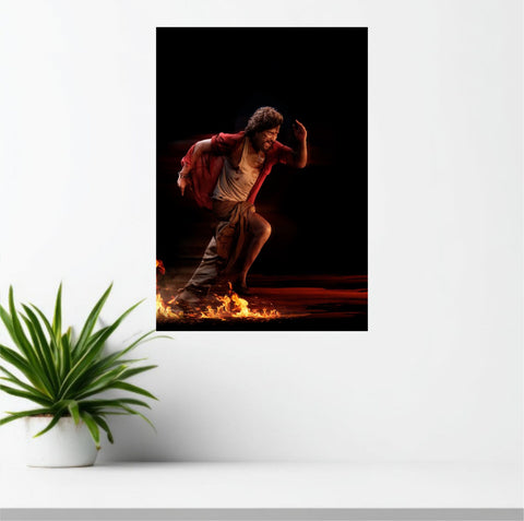 Nani Dasara Movie Poster | Telugu Mass Action Wall Art