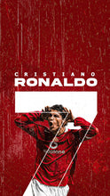 Cristiano Ronaldo Manchester United #7 vintage red football poster India – PosterDrip
