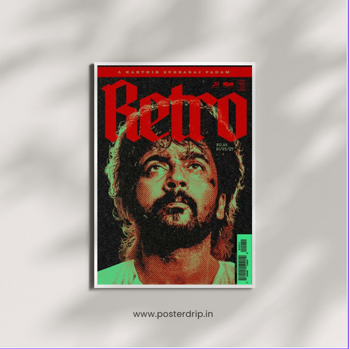 Retro Tamil Movie Magazine Cover Vikram Poster