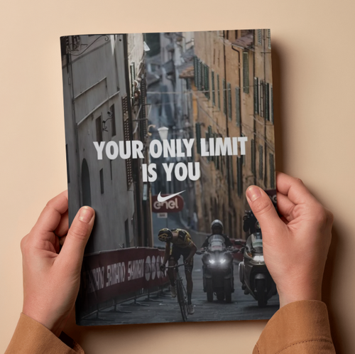 Your Only Limit Is You Nike Cycling Motivational Poster