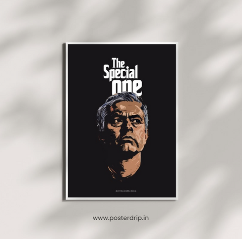Jose Mourinho The Special One Dark Portrait Poster