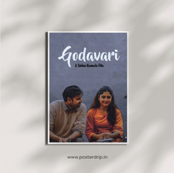 Godavari Sekhar Kammula Telugu Romance Minimal Movie Poster
