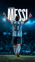 Lionel Messi #10 Argentina stadium celebration football poster India – PosterDrip