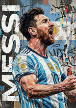 Lionel Messi Argentina graffiti street art football poster India – PosterDrip