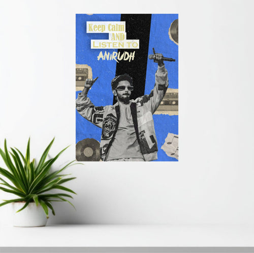 Anirudh Ravichander Music Poster | Tamil Composer Wall Art