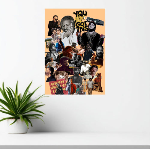 Ilaiyaraaja Music Legend Poster | Tamil Maestro Wall Art