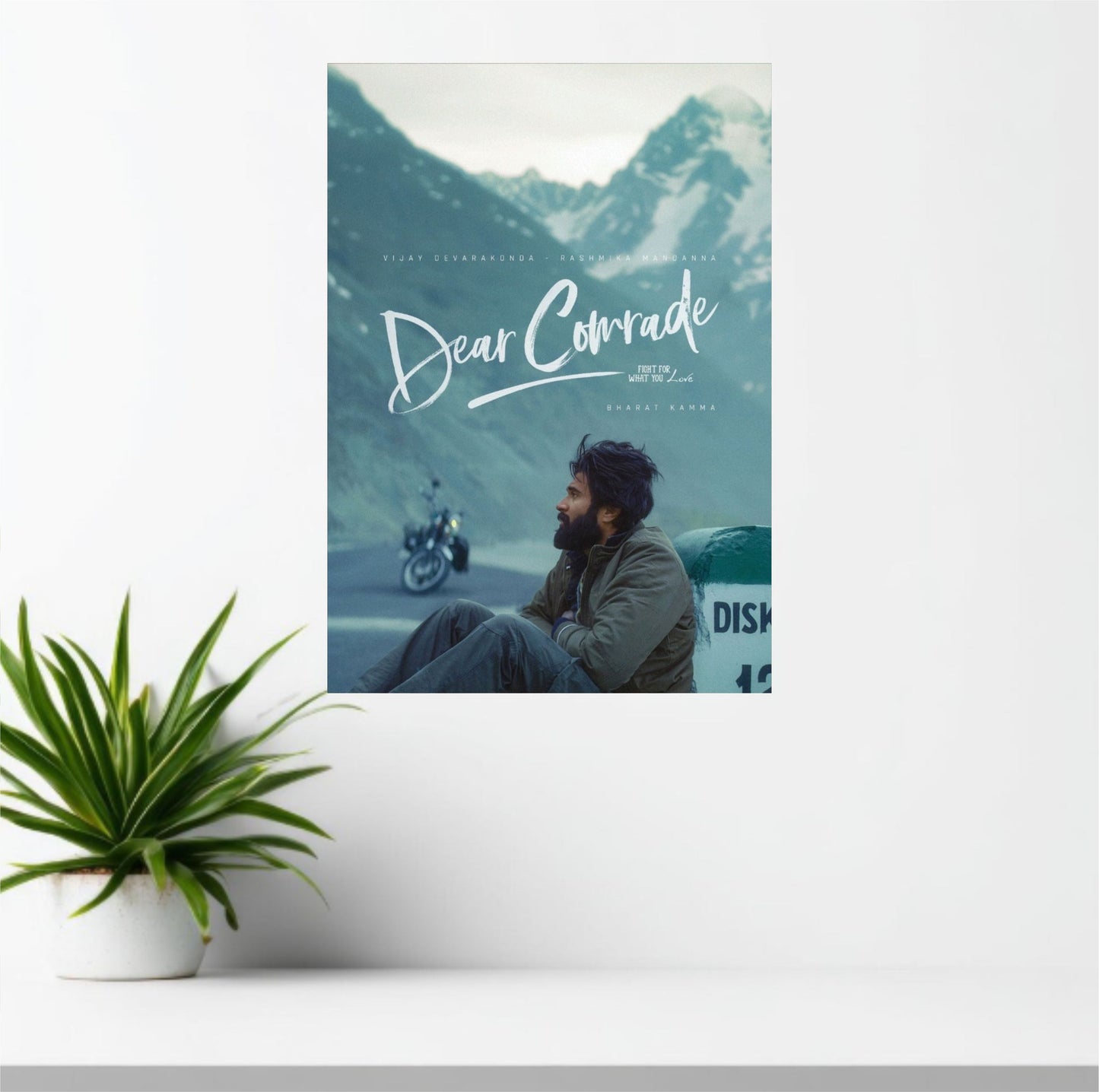 Dear Comrade Vijay Deverakonda Poster | Telugu Movie Wall Art