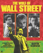 Wolf of Wall Street DiCaprio red green poster wall art – PosterDrip