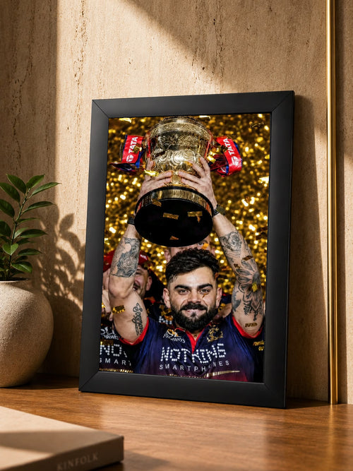 Virat Kohli – IPL Trophy Celebration Frame